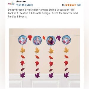 Frozen Party Decorations